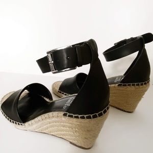 Vince Camuto Espadrille Wedge Black